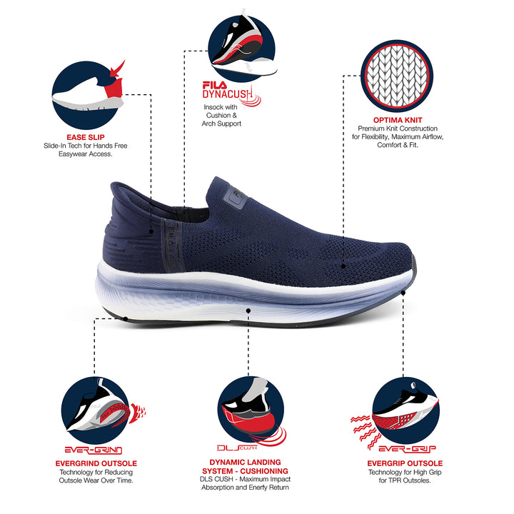 Fila Men Navy Ease Gavi Shoes