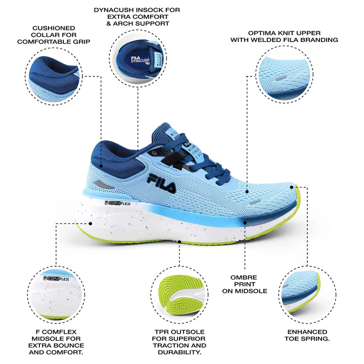 Fila Men Skyblue Ease Remo Shoes