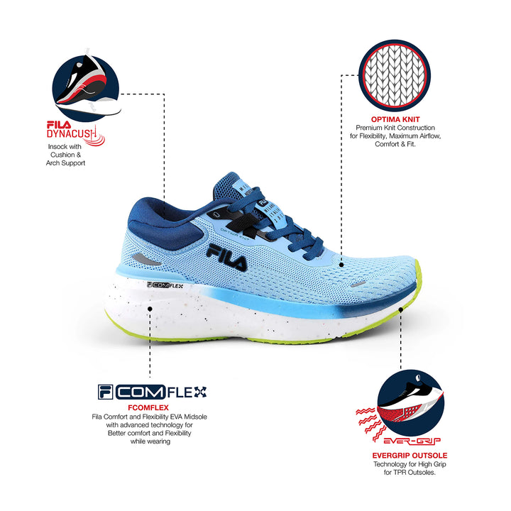 Fila Men Skyblue Ease Remo Shoes