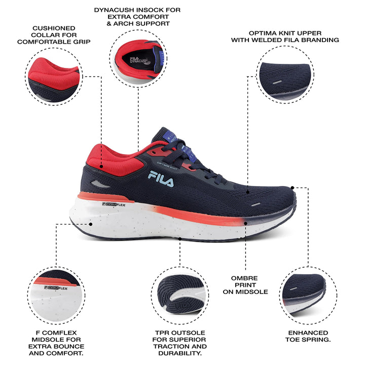 Fila Men Navy Ease Remo Shoes