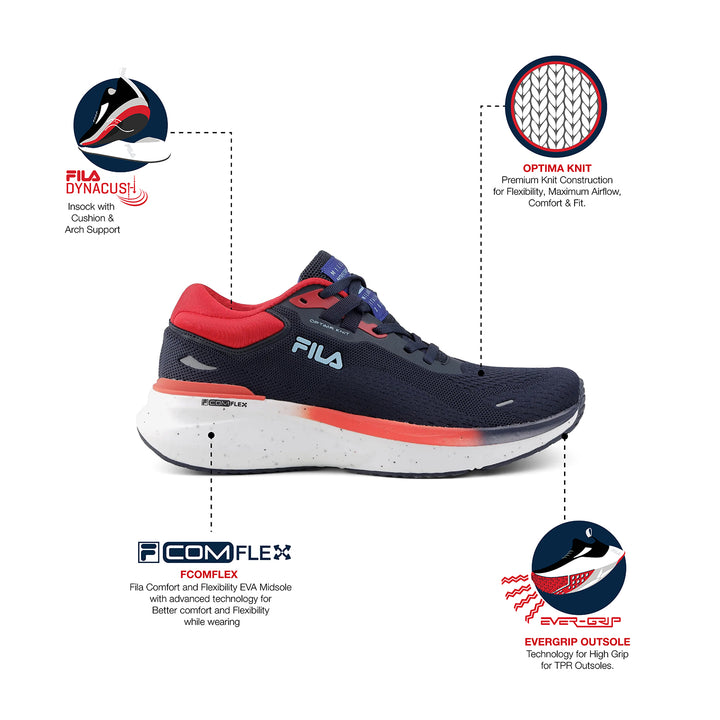 Fila Men Navy Ease Remo Shoes