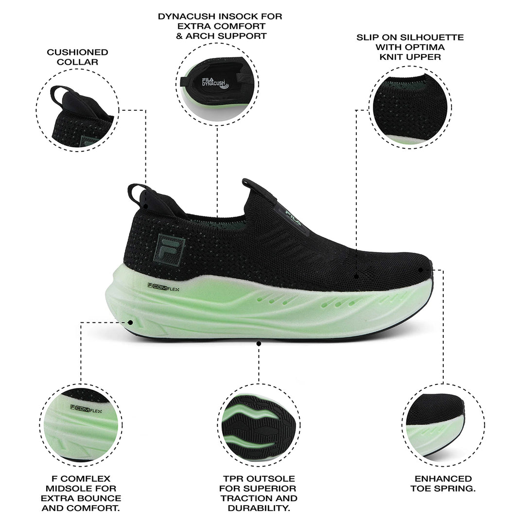 Fila Men Black Ease Rylx Shoes