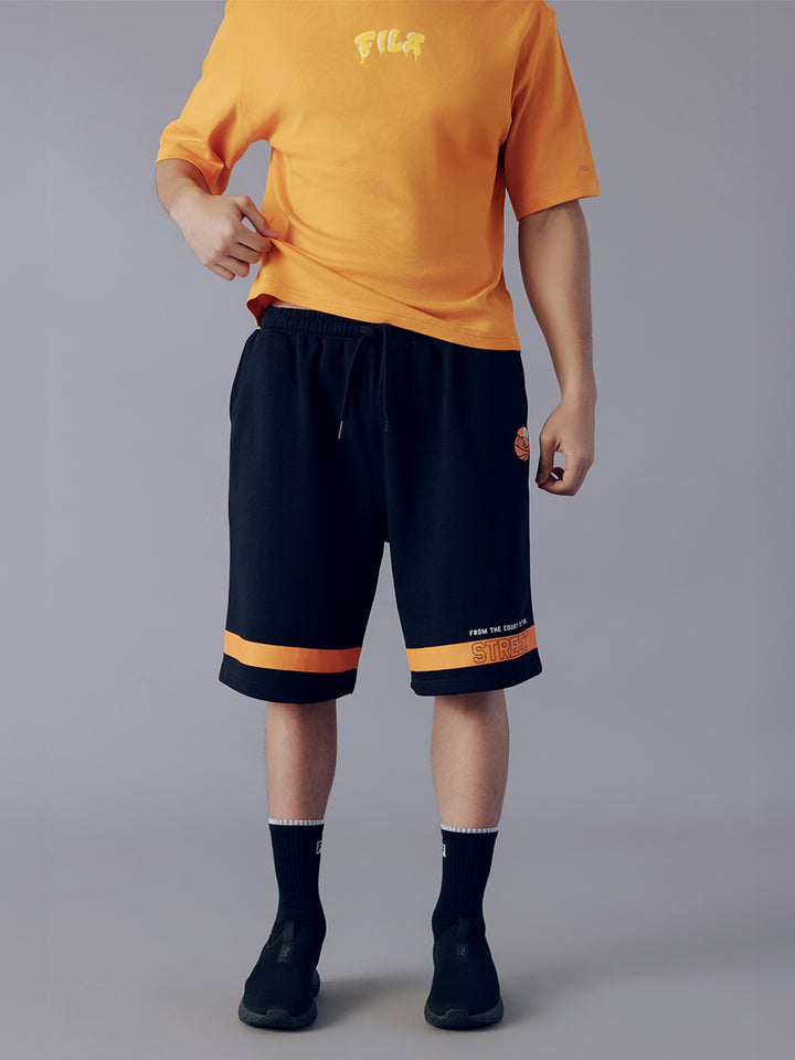 Fila Unisex Black Fames Shorts