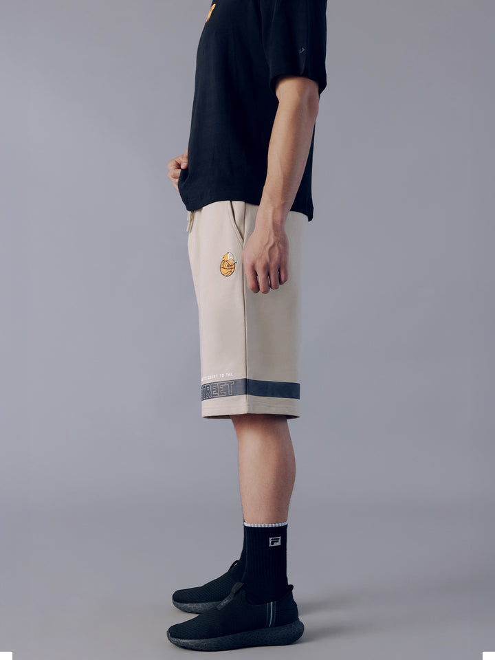 Fila Unisex Beige Fames Shorts