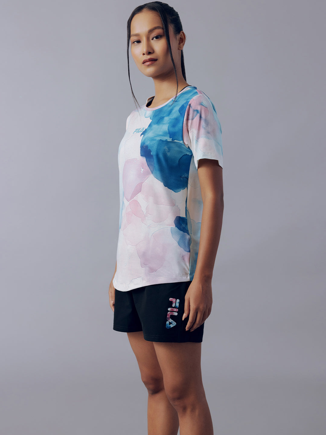 Fila Women Off White Herron Half Sleeve