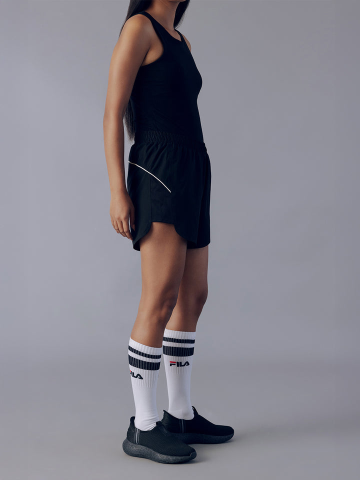 Fila Women Black Donie Shorts