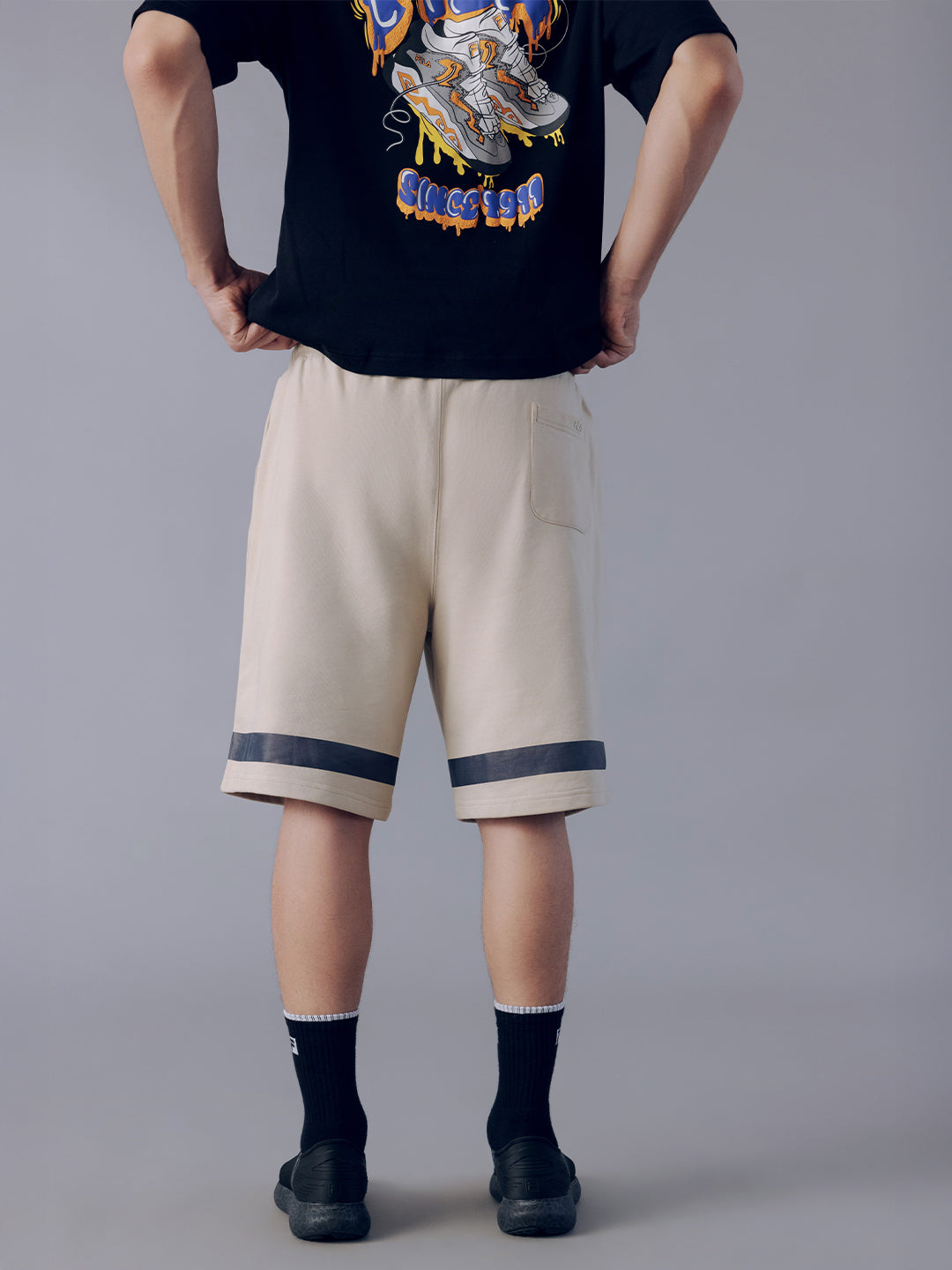 Fila Unisex Beige Fames Shorts
