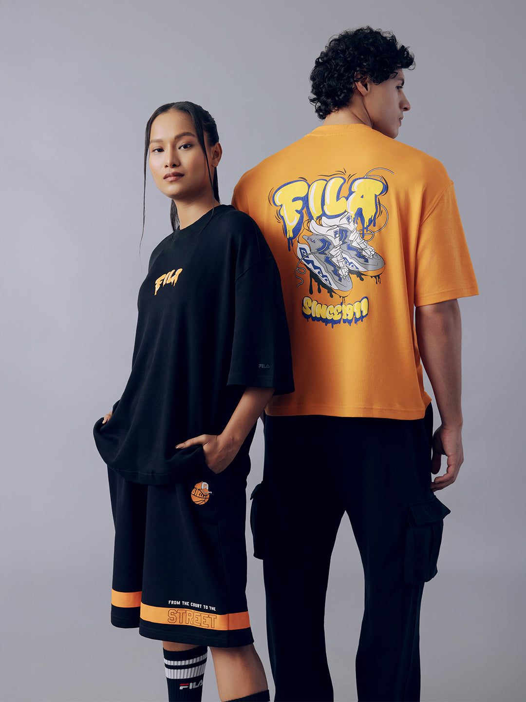 Fila Unisex Black Jones T-Shirt