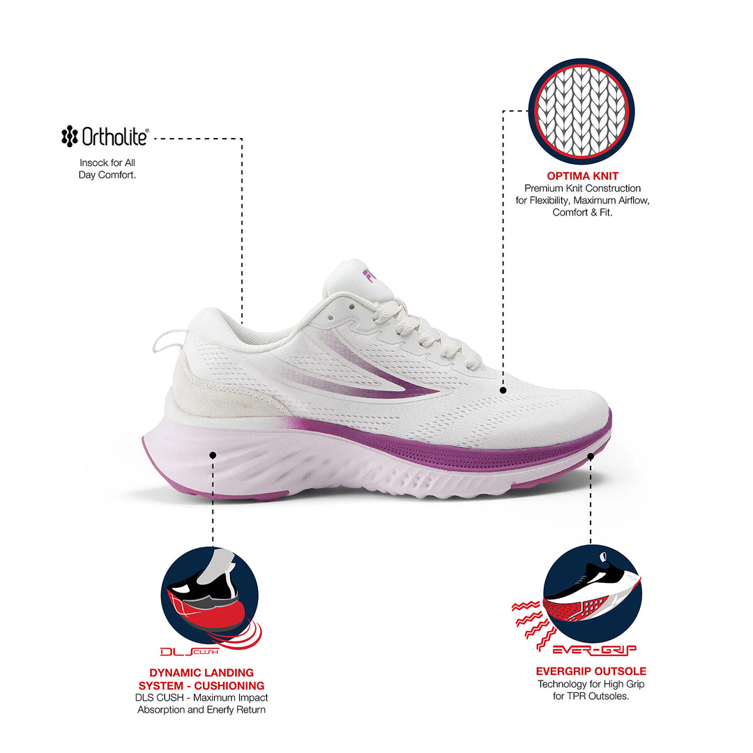 Fila Women Beige Max Running Shoe