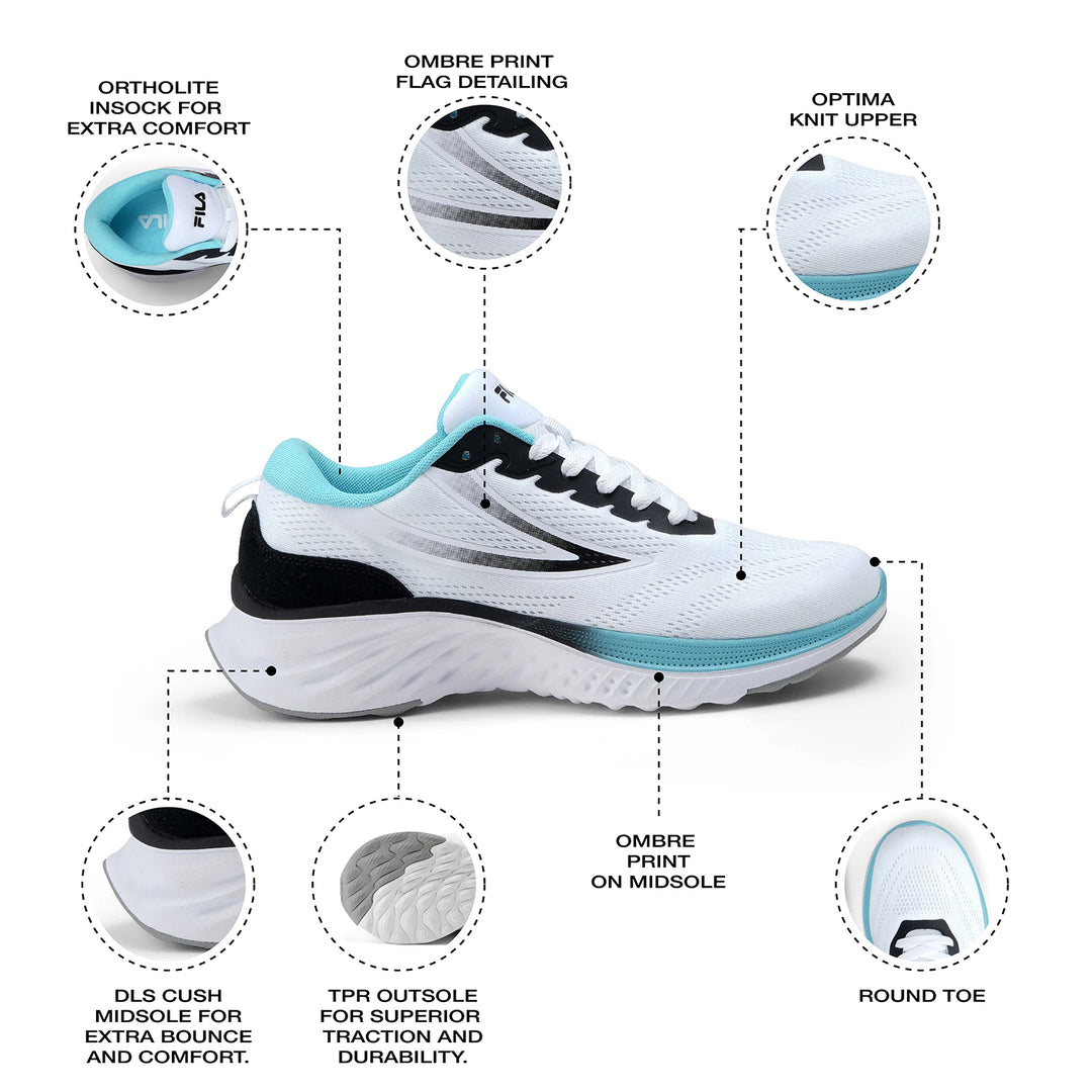 Fila Men Blue Max Running Shoe