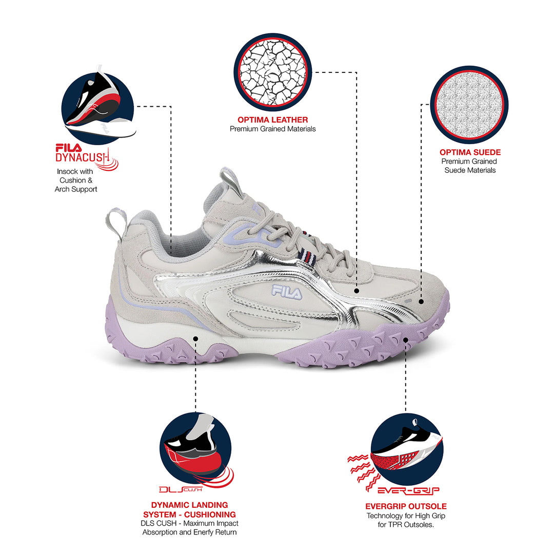 Fila Women Grey Merzi Shoe