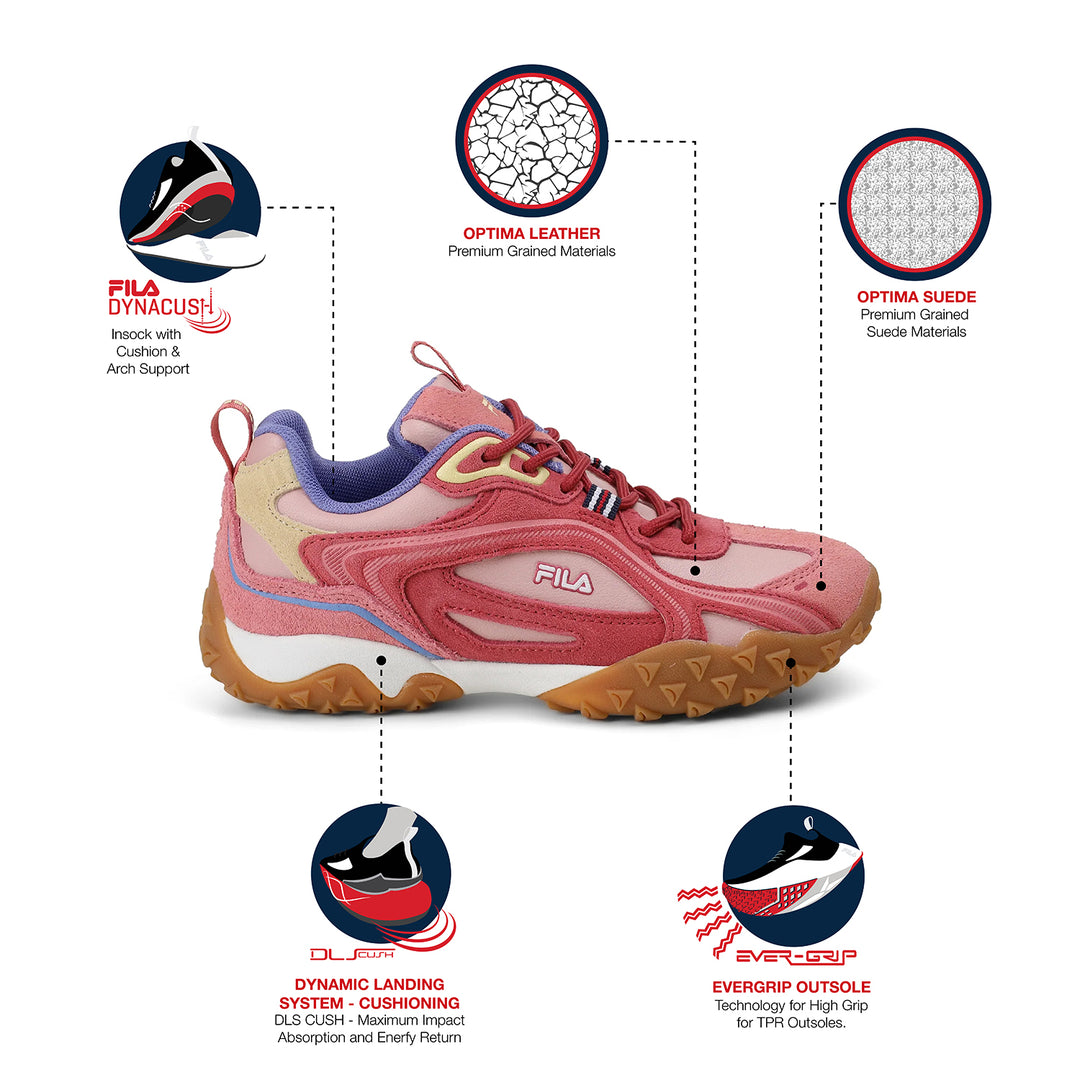 Fila Women Ruby Red Merzi Shoe