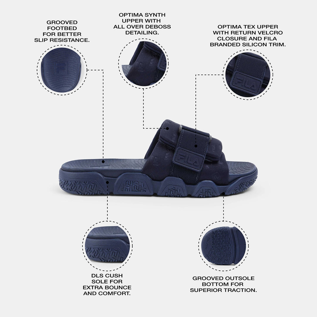 Fila Men Navy Rapello Slide
