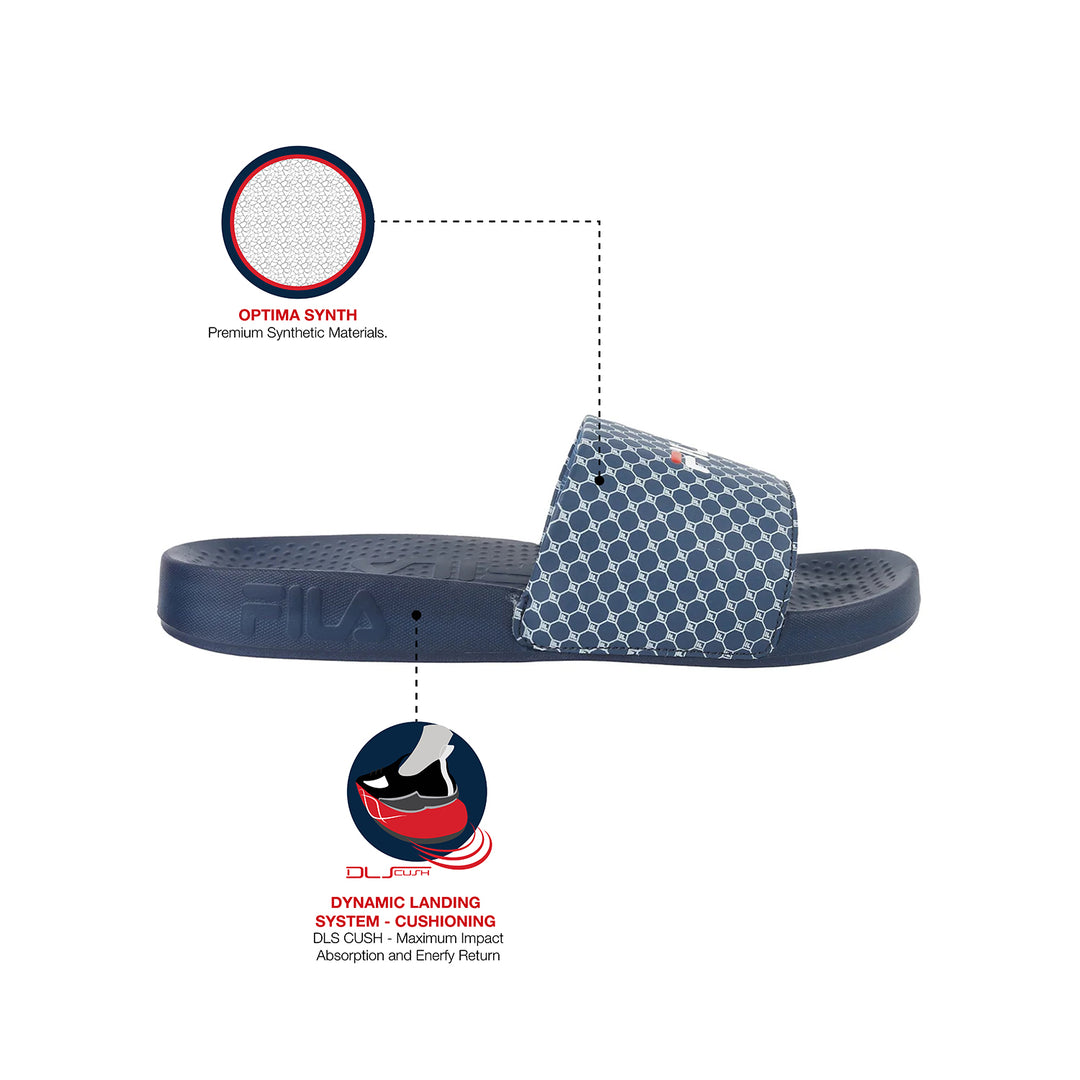Fila Savil Blue Slides For Men