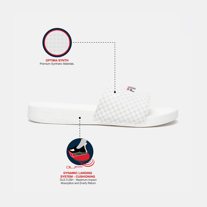 Fila Savil White Slides For Men