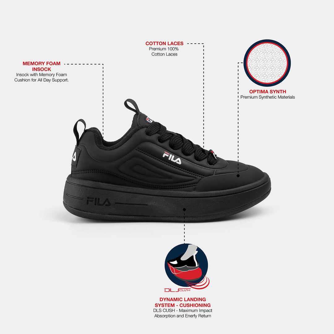 Fila Women Black Superbubble Shoes
