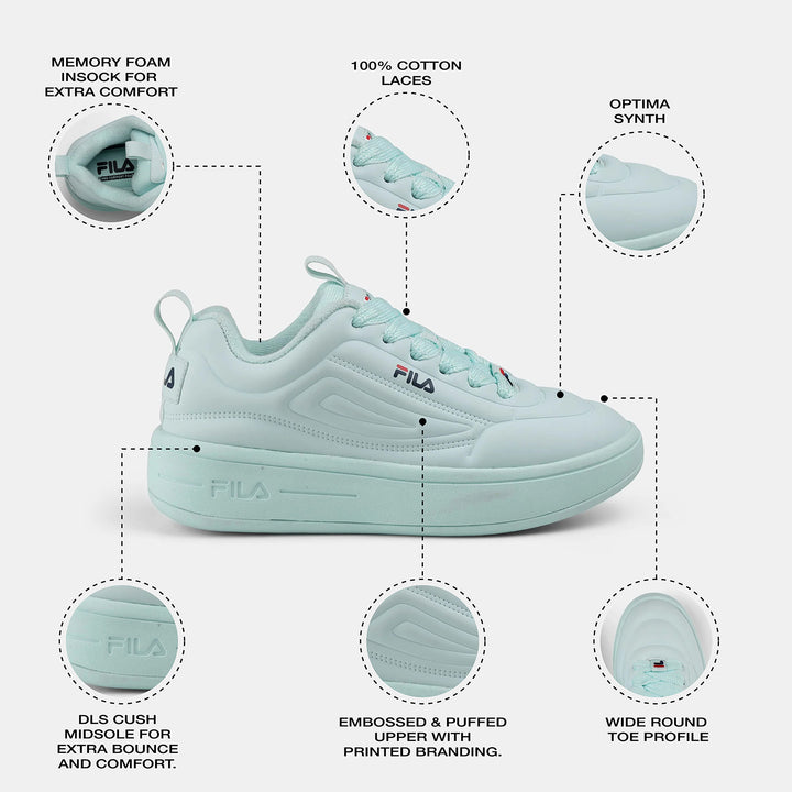 Fila Women Light Green Superbubble Shoes