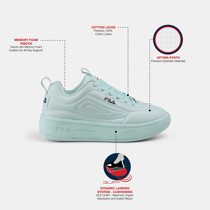 Fila Women Light Green Superbubble Shoes