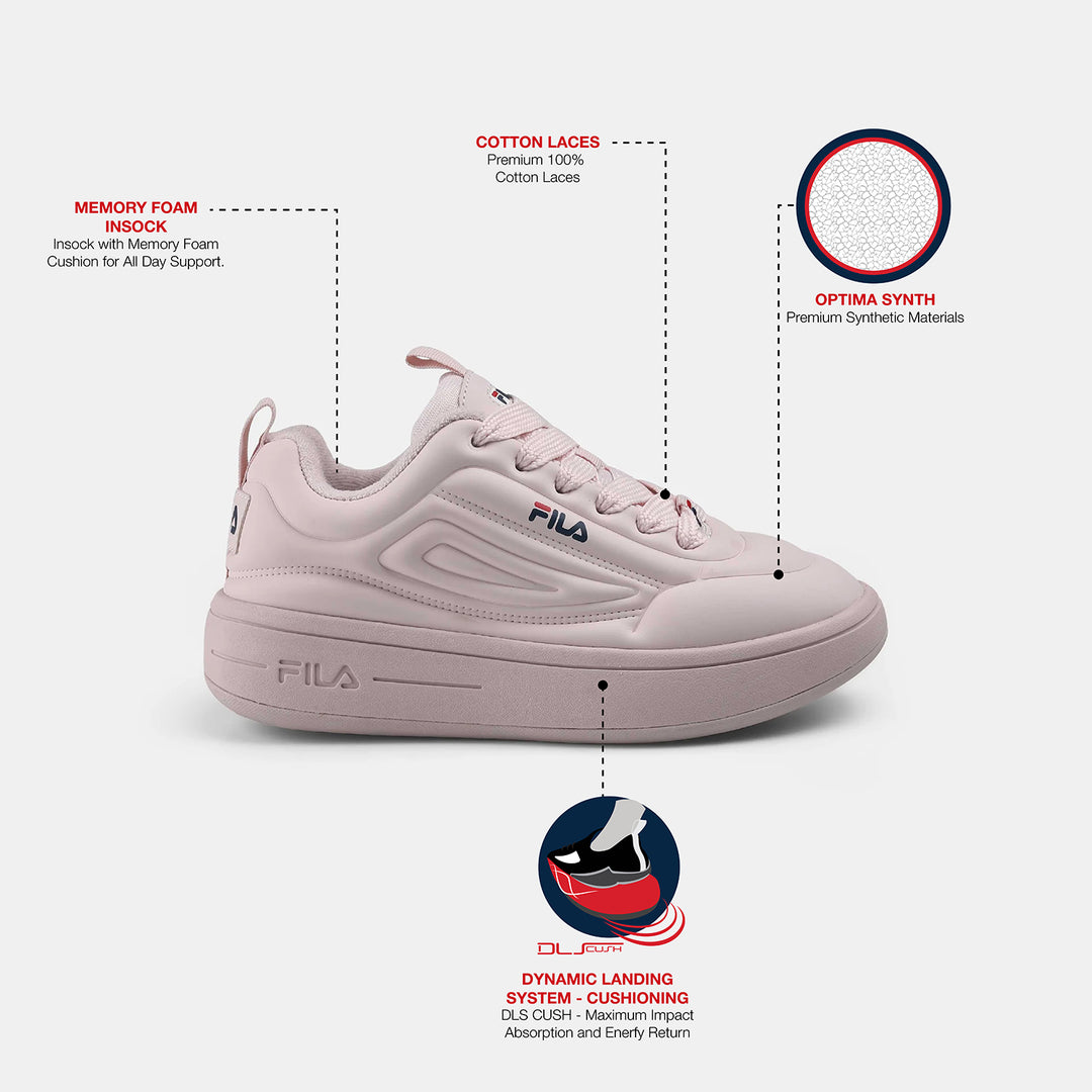 Fila Women Pink Superbubble Shoes