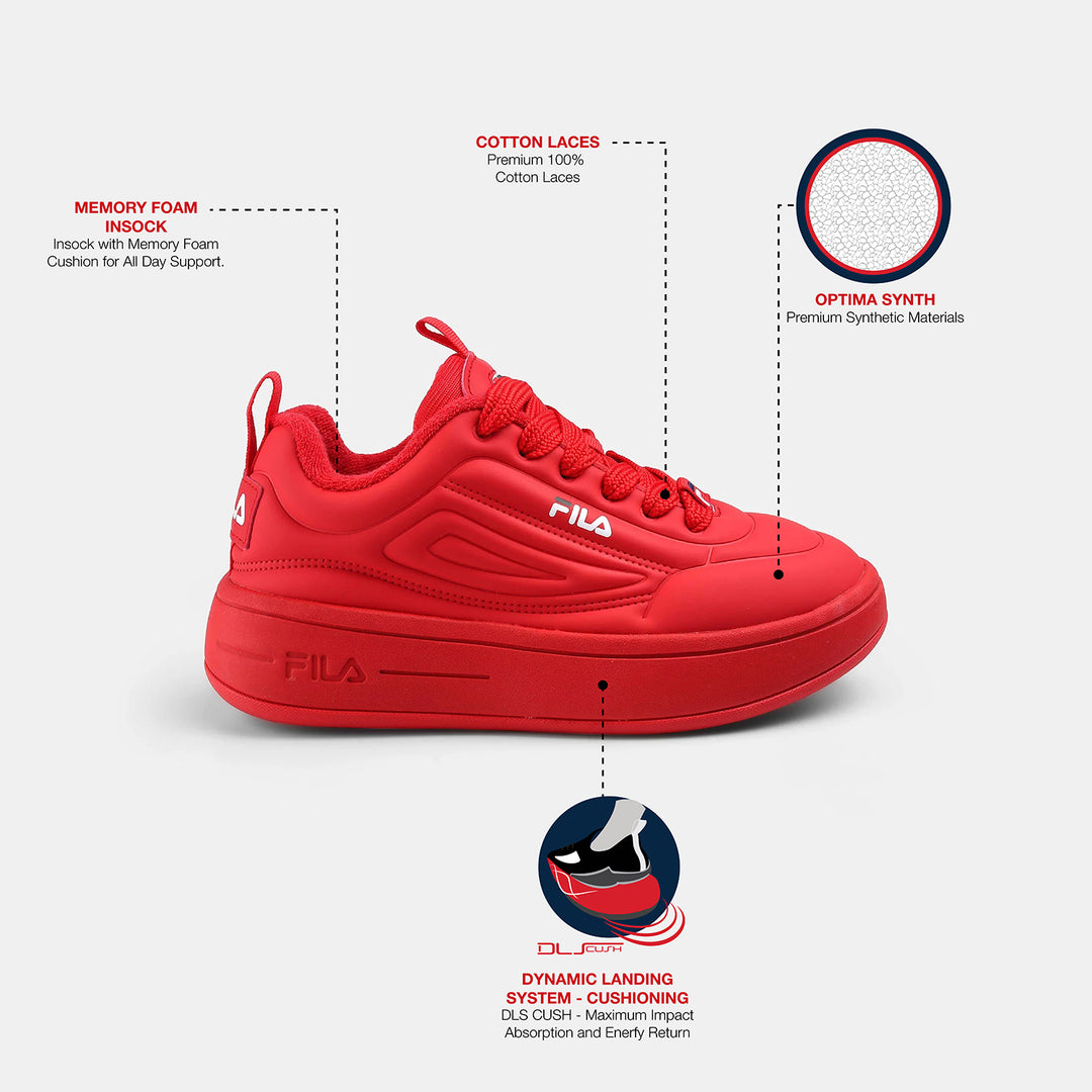 Fila Women Red Superbubble Shoes