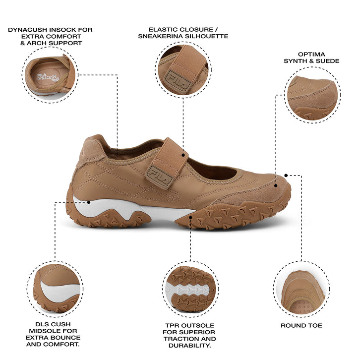 Fila Women Bronze Sylvie Shoe