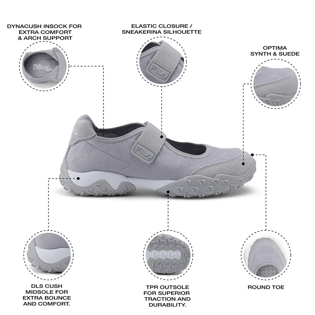 Fila Women Silver Sylvie Shoe