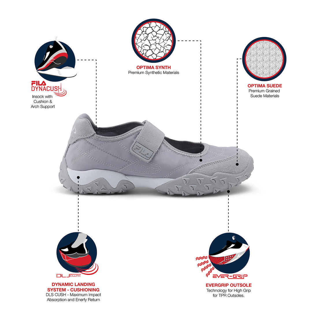 Fila Women Silver Sylvie Shoe