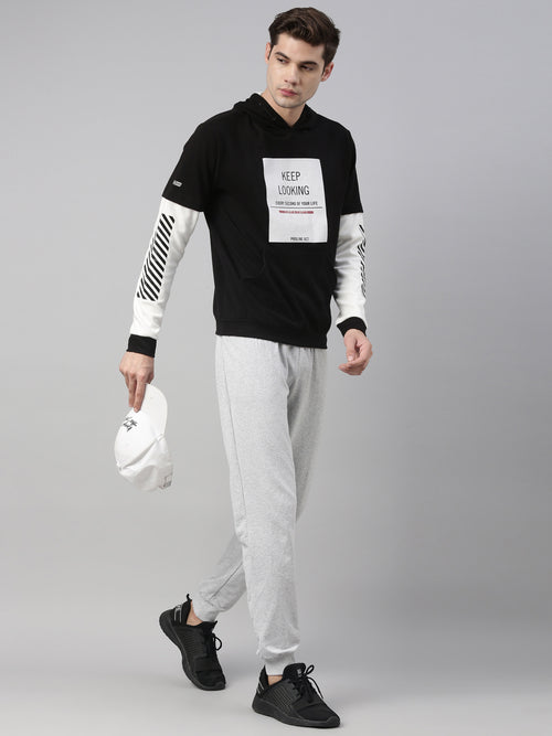 Men's Solid Gym Sweat Jacket