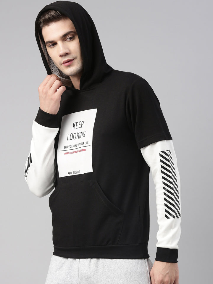 Men's Solid Gym Sweat Jacket