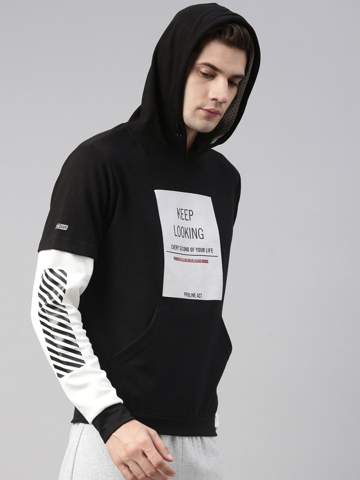 Men's Solid Gym Sweat Jacket