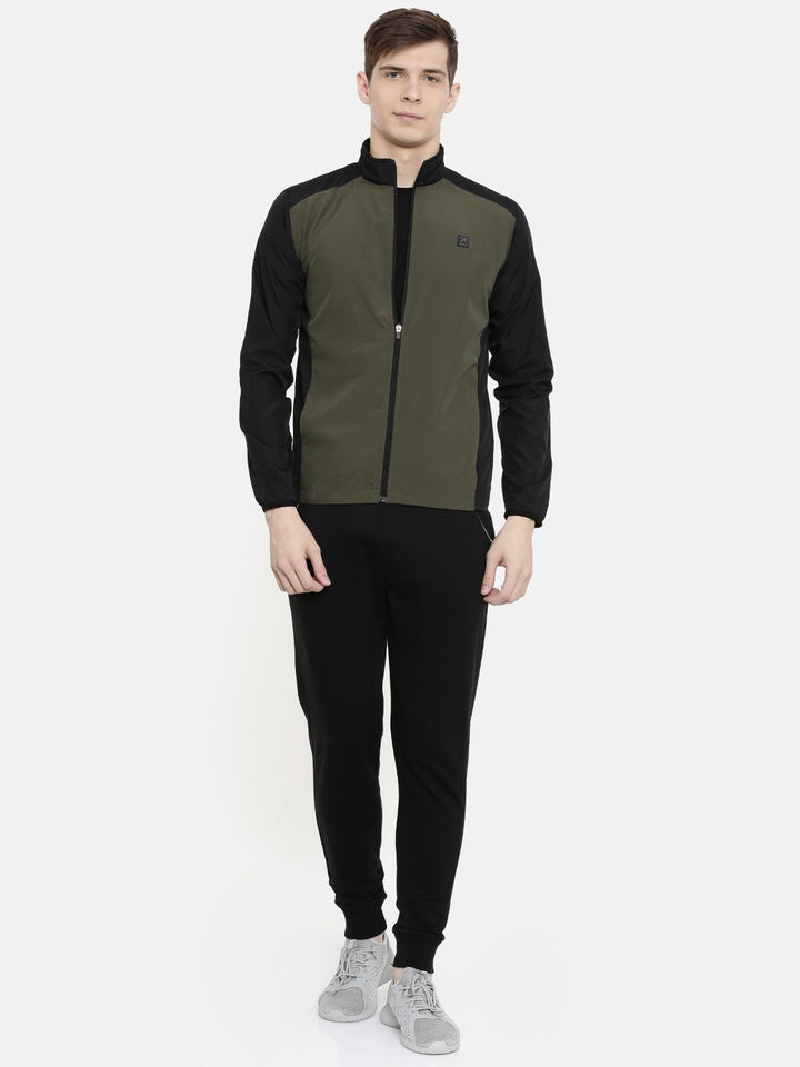 Men's Color Block Comfort Fit Wind Cheater