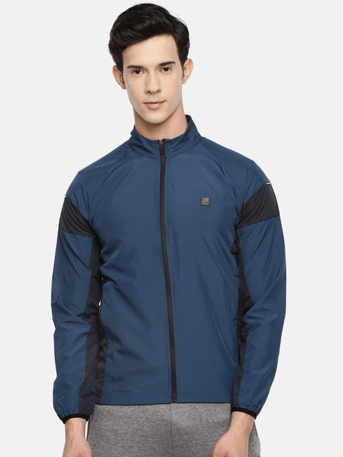 Men's Color Block Comfort Fit Wind Cheater