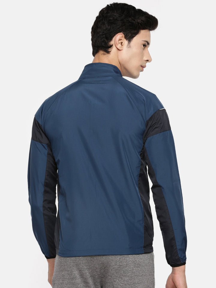 Men's Color Block Comfort Fit Wind Cheater
