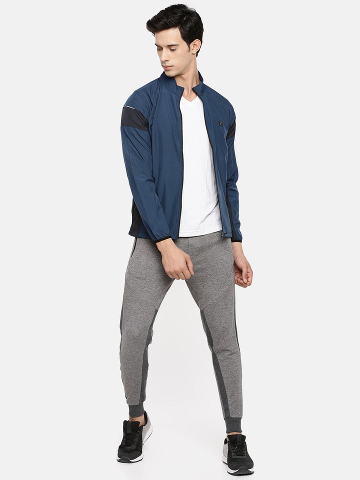 Men's Color Block Comfort Fit Wind Cheater