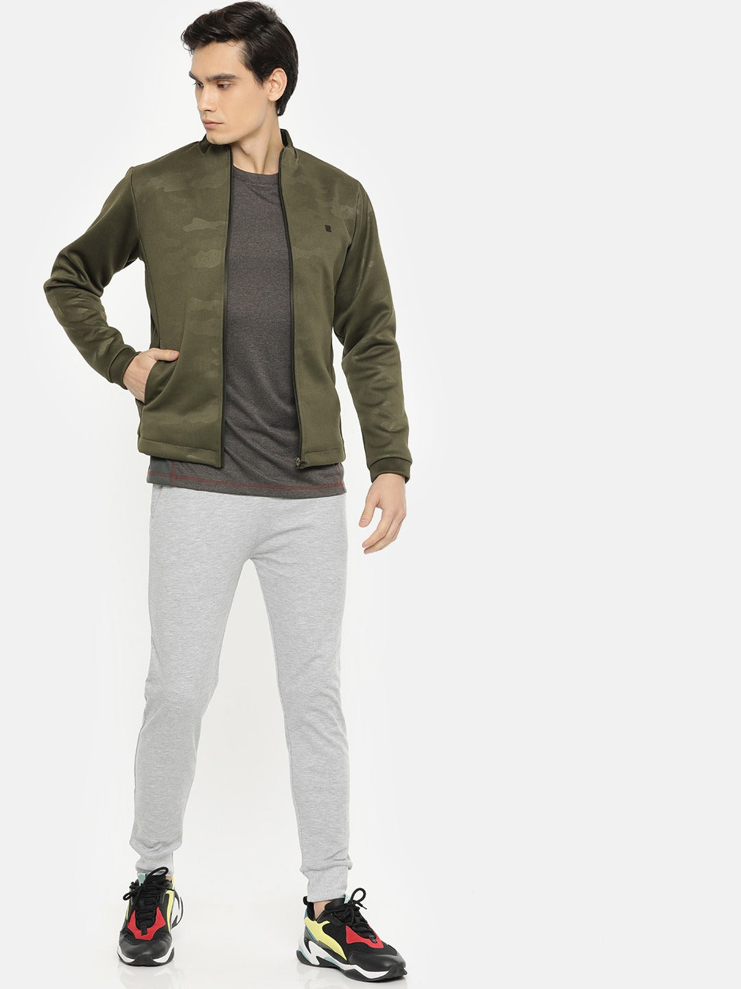 Men's Printed Comfort Fit Jackets