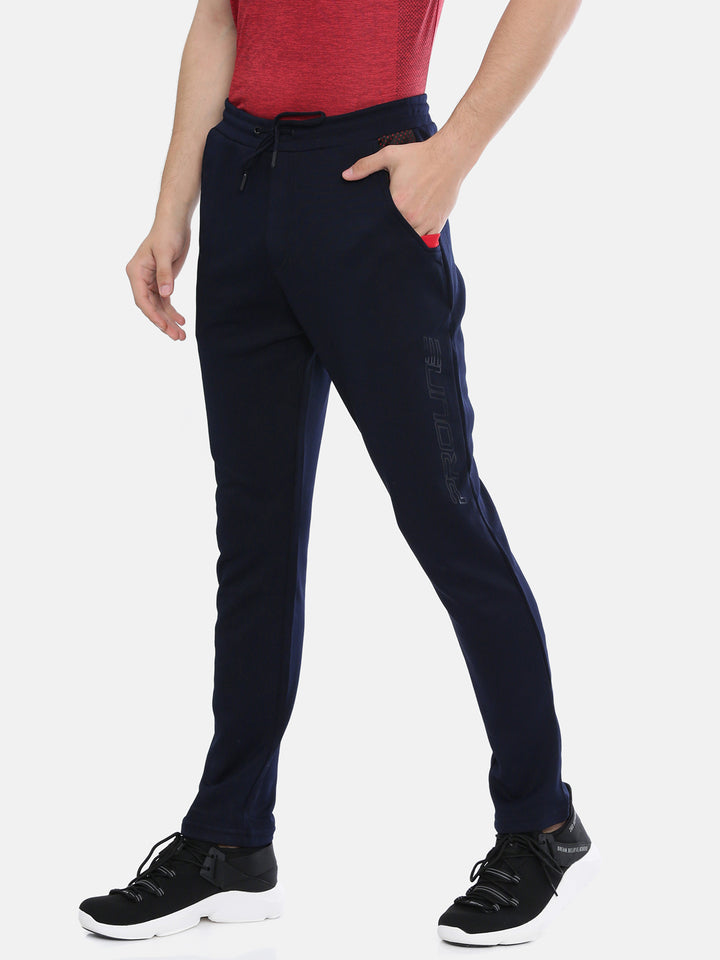 Men's Solid Tapered Track Pants
