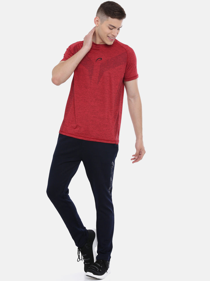 Men's Solid Tapered Track Pants