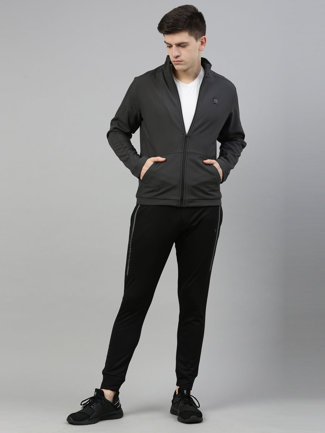 Men's Solid Comfort Fit Jackets