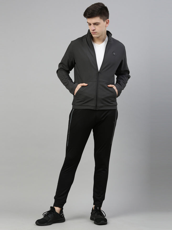 Men's Solid Comfort Fit Jackets