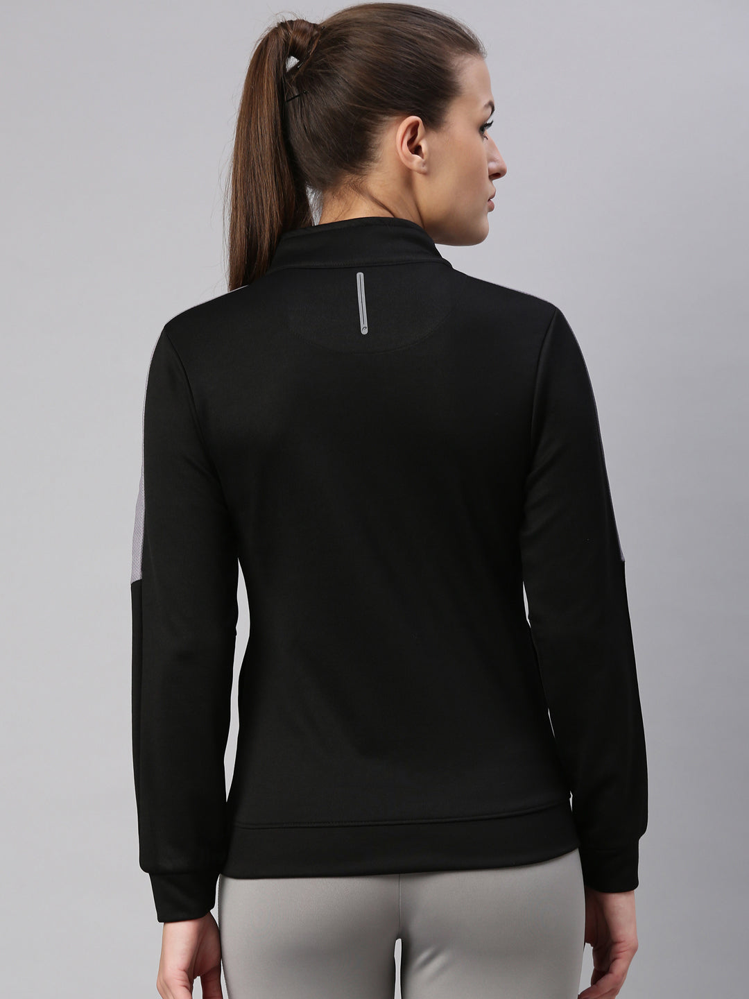 Women's Solid Gym Sweat Jacket