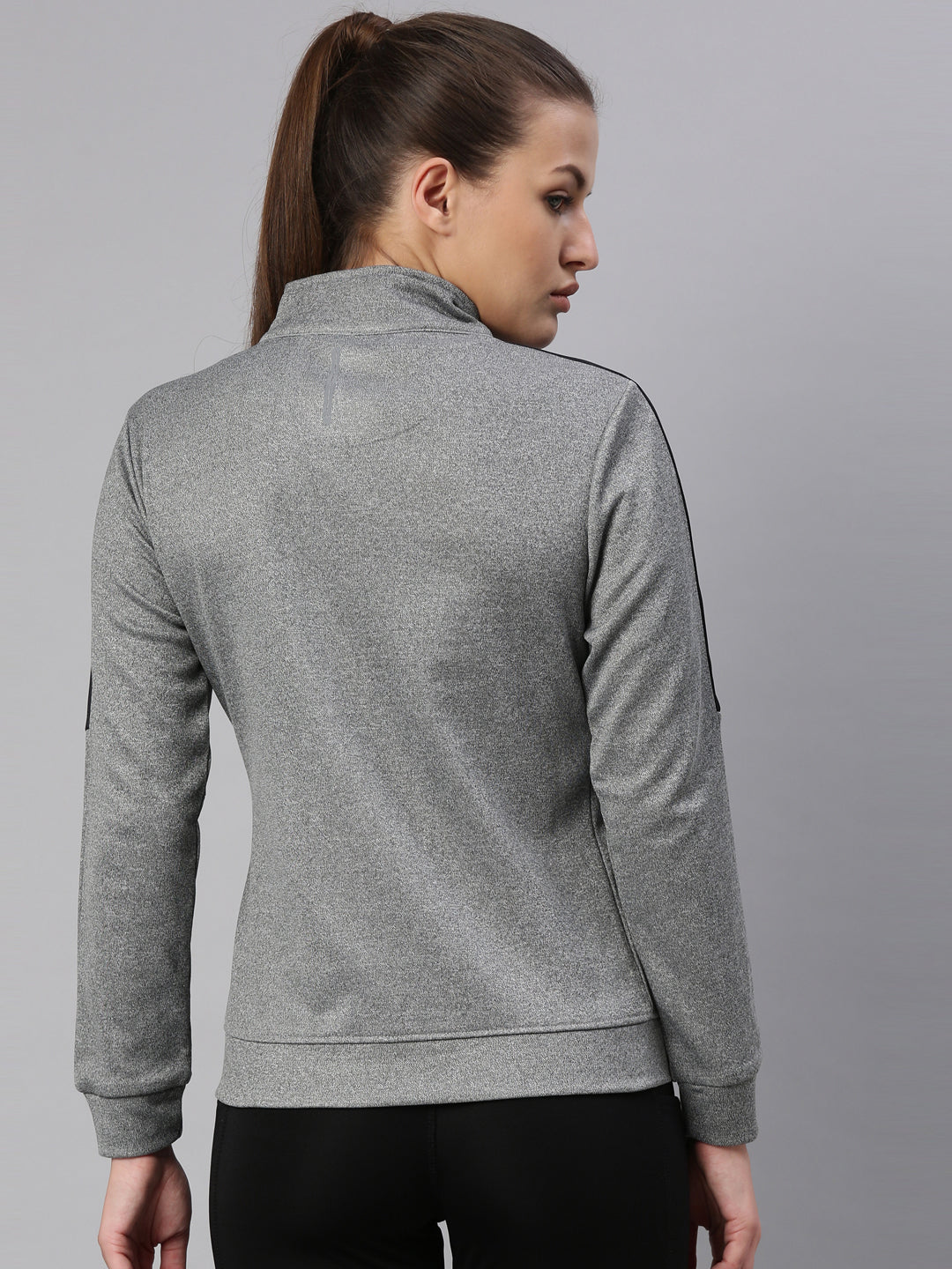 Women's Solid Gym Sweat Jacket