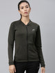 Women's Solid Gym Sweat Jacket