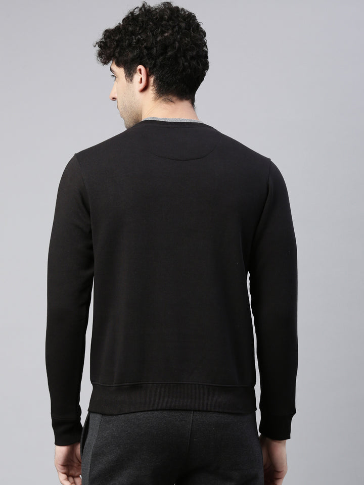 Men's Solid Comfort Fit Sweatshirts
