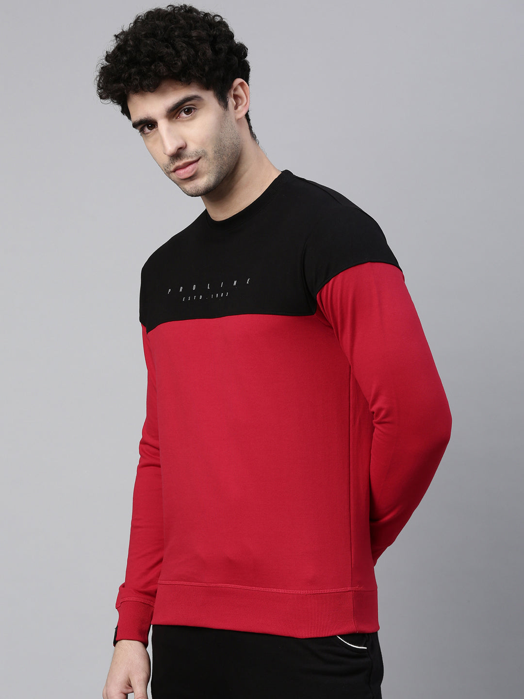 Men's Color Block Comfort Fit Sweatshirts