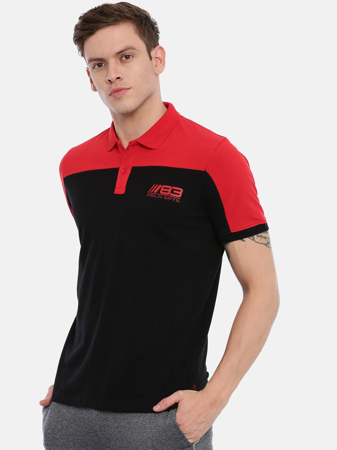 Men's Color Block Polos