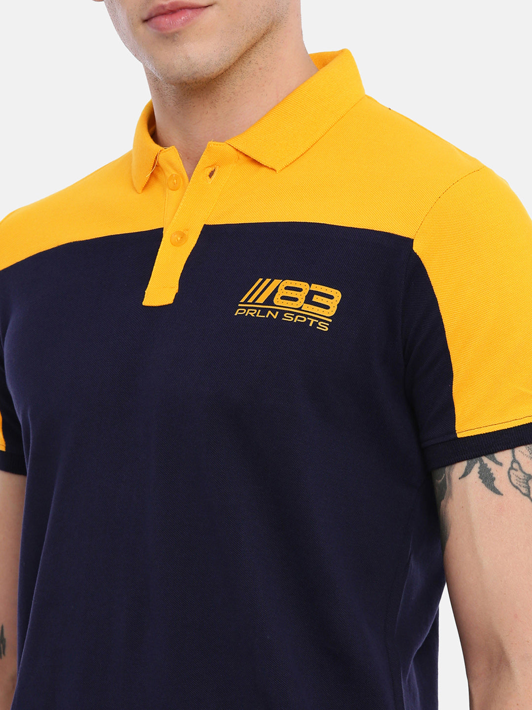 Men's Color Block Polos