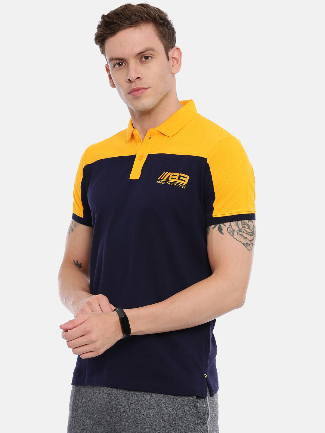Men's Color Block Polos