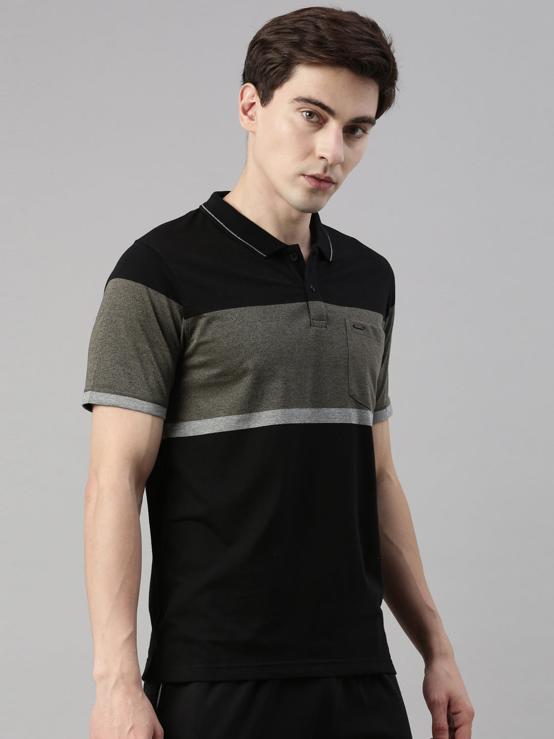 Men's Color Block Polos