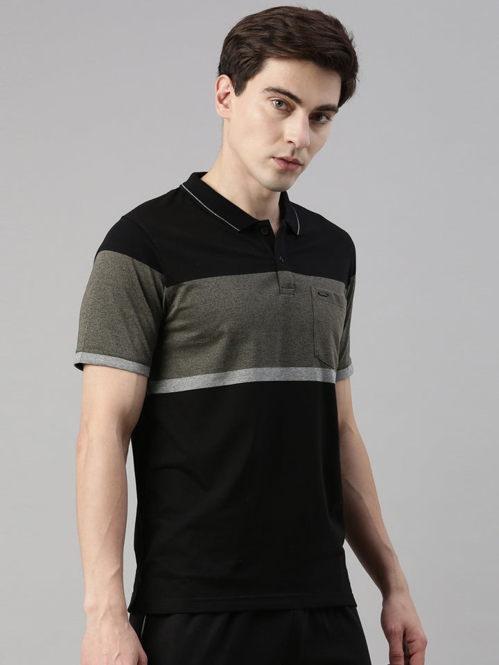 Men's Color Block Polos