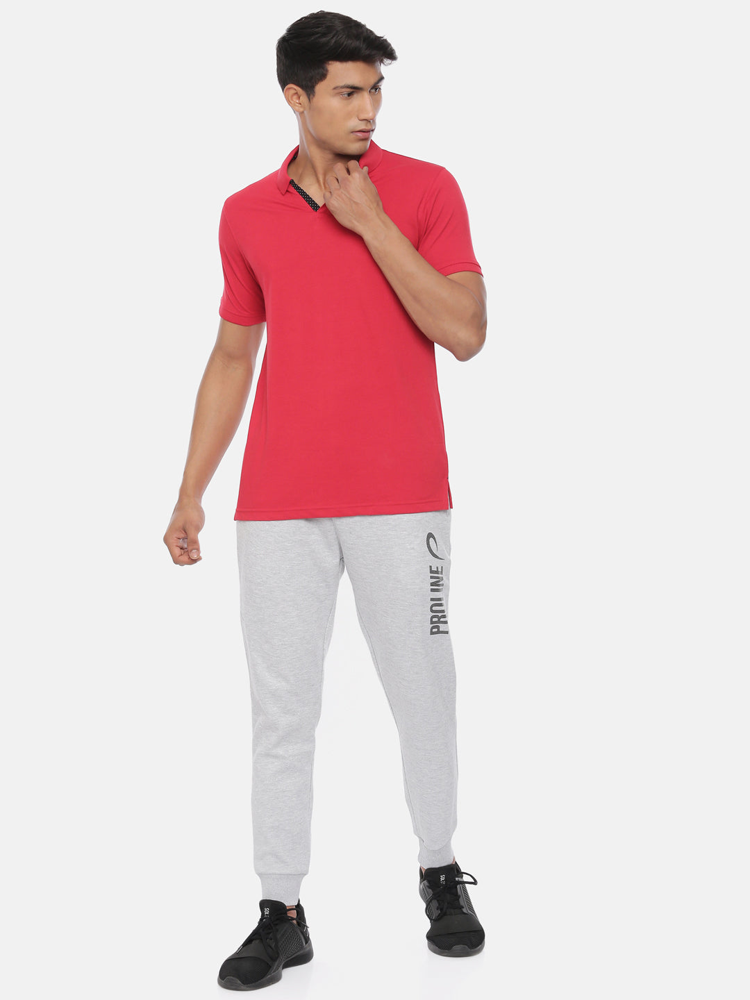 Men's Solid Comfort Fit Track Pants